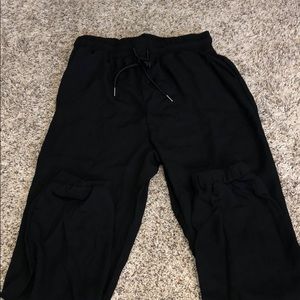 Black joggers